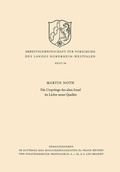 Cover: Die Urspr&uuml;nge des alten Israel im Lichte neuer Quellen - VS Verlag f&uuml;r Sozialwissenschaften