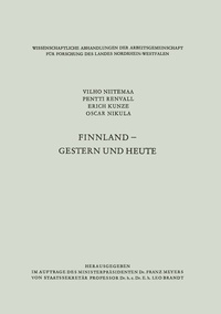 Abbildung von: Finnland - gestern und heute - VS Verlag für Sozialwissenschaften