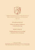 Cover: Gel&ouml;ste und ungel&ouml;ste Probleme der Unternehmensforschung / Produktionsplanung auf der Grundlage technischer Verbrauchsfunktionen - VS Verlag f&uuml;r Sozialwissenschaften