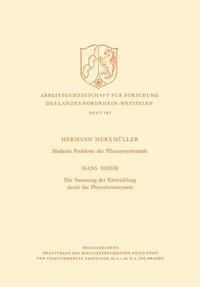 Enlarge image Cover: Moderne Probleme der Pflanzensystematik - VS Verlag für Sozialwissenschaften