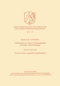 Abbildung von: Verbindungen der schweren Übergangsmetalle mit Metall-Metall-Bindungen. Über die Struktur organischer Metallkomplexe - VS Verlag für Sozialwissenschaften
