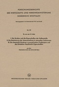 Cover: I. Die Struktur und die Eigenschaften der Halbmetalle. II. Die Bestimmung der Atomverteilung in amorphen Substanzen. III. Die chemische Bindung in anorganischen Festk&ouml;rpern und das Entstehen metallischer Eigenschaften - VS Verlag f&uuml;r Sozialwissenschaften