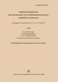 Cover: Die lichtelektrische Spektralanalyse der Gase im Stahl - VS Verlag f&uuml;r Sozialwissenschaften
