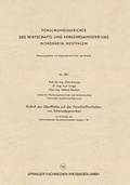 Cover: Einflu&szlig; der Oberfl&auml;che auf das Verschlei&szlig;verhalten von Schmiedegesenken - VS Verlag f&uuml;r Sozialwissenschaften