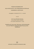 Cover: Feststellung der Spannungen, Dehnungen und Bruchdrehzahlen der unter Fliehkraft und Bearbeitungskraft beanspruchten Schleifk&ouml;rper - VS Verlag f&uuml;r Sozialwissenschaften