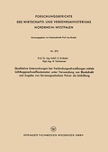 Cover: Qualitative Untersuchungen bei Verbindungsschwei&szlig;ungen mittels Lichtbogenschwei&szlig;automaten unter Verwendung von Blankdraht und Zugabe von ferromagnetischem Pulver als Umh&uuml;llung - VS Verlag f&uuml;r Sozialwissenschaften