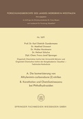 Cover: A. Die Isomerisierung von &Auml;thylenimin-carbons&auml;ure-(2)-nitrilen B. Konstitution und Chemilumineszenz bei Phthalhydraziden - VS Verlag f&uuml;r Sozialwissenschaften