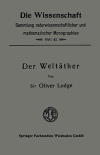 Enlarge image Cover: Der Weltäther - Vieweg+Teubner Verlag