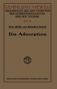 Abbildung von: Die Adsorption - Vieweg+Teubner Verlag