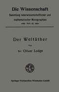 Cover: Der Welt&auml;ther - Vieweg+Teubner Verlag