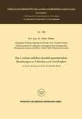 Cover: Die d-Achsen und ihre r&auml;umlich-geometrischen Beziehungen zu Faltenbau und Schiefrigkeit - VS Verlag f&uuml;r Sozialwissenschaften