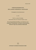 Cover: Die nomographische Darstellung von Funktionen einer komplexen Ver&auml;nderlichen und damit in Zusammenhang stehende Fragen der praktischen Mathematik - VS Verlag f&uuml;r Sozialwissenschaften
