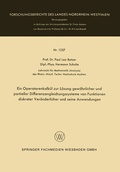 Cover: Ein Operatorenkalk&uuml;l zur L&ouml;sung gew&ouml;hnlicher und partieller Differenzengleichungssysteme von Funktionen diskreter Ver&auml;nderlicher und seine Anwendungen - VS Verlag f&uuml;r Sozialwissenschaften