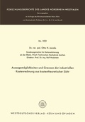 Cover: Aussagem&ouml;glichkeiten und Grenzen der industriellen Kostenrechnung aus kostentheoretischer Sicht - VS Verlag f&uuml;r Sozialwissenschaften