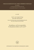 Cover: Darstellungs- und Konvergenzs&auml;tze f&uuml;r Quadraturverfahren auf C und Cm - Vieweg+Teubner Verlag