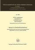 Cover: Epitaxie von Metallaufdampfschichten - VS Verlag f&uuml;r Sozialwissenschaften