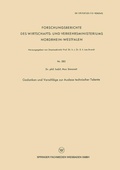 Cover: Gedanken und Vorschl&auml;ge zur Auslese technischer Talente - VS Verlag f&uuml;r Sozialwissenschaften