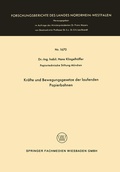 Bild: Kr&auml;fte und Bewegungsgesetze der laufenden Papierbahnen - VS Verlag f&uuml;r Sozialwissenschaften