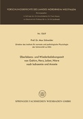 Cover: &Uuml;berlebens- und Wiederbelebungszeit von Gehirn, Herz, Leber, Niere nach Ischaemie und Anoxie - VS Verlag f&uuml;r Sozialwissenschaften