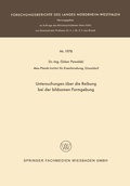 Cover: Untersuchungen &uuml;ber die Reibung bei der bildsamen Formgebung - VS Verlag f&uuml;r Sozialwissenschaften