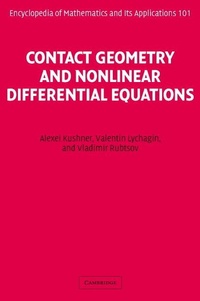 Abbildung von: Contact Geometry and Nonlinear Differential Equations - Cambridge University Press