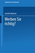 Cover: Werben Sie richtig? - Springer Gabler