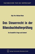 Cover: Das Steuerrecht in der Bilanzbuchhalterpr&uuml;fung - Springer Gabler