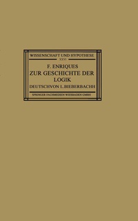 Enlarge image Cover: Zur Geschichte der Logik - Vieweg+Teubner Verlag