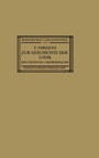 Cover: Zur Geschichte der Logik - Vieweg+Teubner Verlag