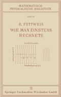 Cover: Wie Man Einstens Rechnete - Vieweg+Teubner Verlag