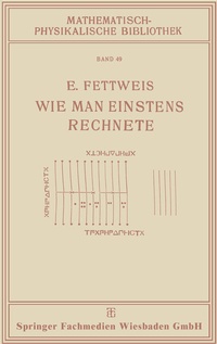 Abbildung von: Wie Man Einstens Rechnete - Vieweg+Teubner Verlag
