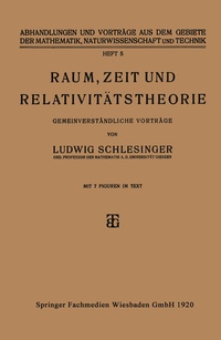 Abbildung von: Raum, Zeit und Relativitätstheorie - Vieweg+Teubner Verlag