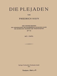 Abbildung von: Die Plejaden - Vieweg+Teubner Verlag