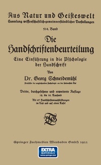Abbildung von: Die Handschriftenbeurteilung - Vieweg+Teubner Verlag