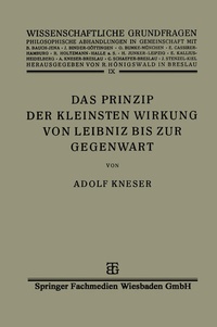 Abbildung von: Das Prinzip der Kleinsten Wirkung von Leibniz bis zur Gegenwart - Vieweg+Teubner Verlag