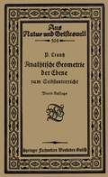 Cover: Analytische Geometrie der Ebene zum Selbstunterricht - Vieweg+Teubner Verlag