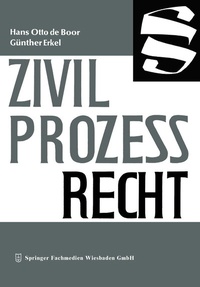 Abbildung von: Zivilprozeßrecht - Springer Gabler