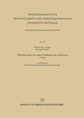 Cover: Untersuchungen an einigen Problemen des Tiefziehens - VS Verlag f&uuml;r Sozialwissenschaften