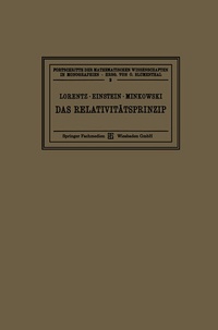 Abbildung von: Das Relativitätsprinzip - Vieweg+Teubner Verlag