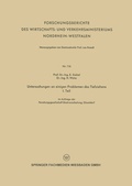 Cover: Untersuchungen an einigen Problemen des Tiefziehens - VS Verlag f&uuml;r Sozialwissenschaften