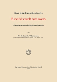 Abbildung von: Das nordwestdeutsche Erdölvorkommen - Vieweg+Teubner Verlag
