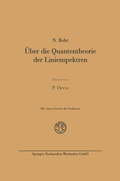 Cover: &Uuml;ber die Quantentheorie der Linienspektren - Vieweg+Teubner Verlag