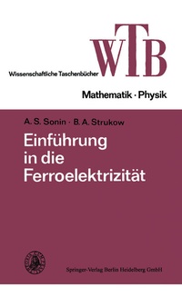 Abbildung von: Einführung in die Ferroelektrizität - Vieweg+Teubner Verlag