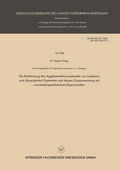 Cover: Die Bestimmung des Agglomerationszustandes von trockenen und dispergierten Pigmenten und dessen Zusammenhang mit anwendungstechnischen Eigenschaften - VS Verlag f&uuml;r Sozialwissenschaften