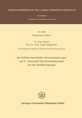 Cover: Der Einflu&szlig; interstitieller Volumen&auml;nderungen auf K+-induzierte Herz-Kreislaufantriebe aus der Skelettmuskulatur - VS Verlag f&uuml;r Sozialwissenschaften