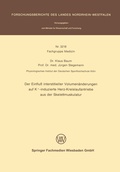 Cover: Der Einflu&szlig; interstitieller Volumen&auml;nderungen auf K+-induzierte Herz-Kreislaufantriebe aus der Skelettmuskulatur - VS Verlag f&uuml;r Sozialwissenschaften