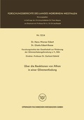 Cover: &Uuml;ber die Reaktionen von &Auml;than in einer Glimmentladung - VS Verlag f&uuml;r Sozialwissenschaften