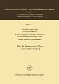 Cover: &Uuml;ber die Reaktionen von &Auml;than in einer Glimmentladung - VS Verlag f&uuml;r Sozialwissenschaften