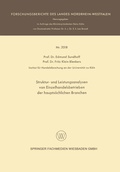 Cover: Struktur- und Leistungsanalysen von Einzelhandelsbetrieben der haupts&auml;chlichen Branchen - VS Verlag f&uuml;r Sozialwissenschaften