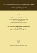 Cover: Die physiologische Bedeutung des Natriums f&uuml;r die Pflanze - VS Verlag f&uuml;r Sozialwissenschaften